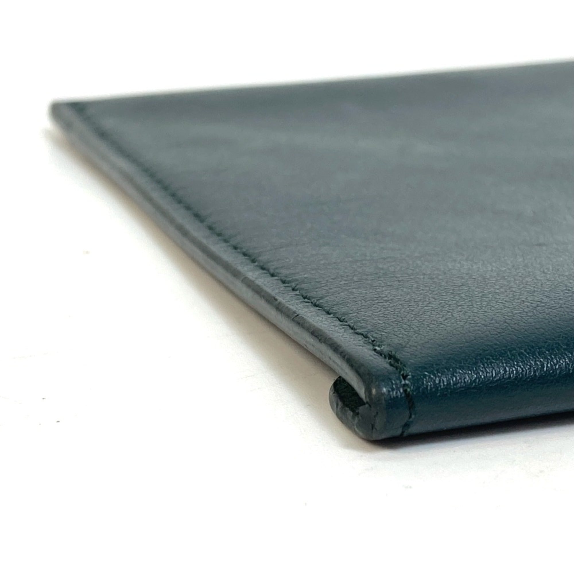 Berluti Green Leather Pouch (Pre-Owned)