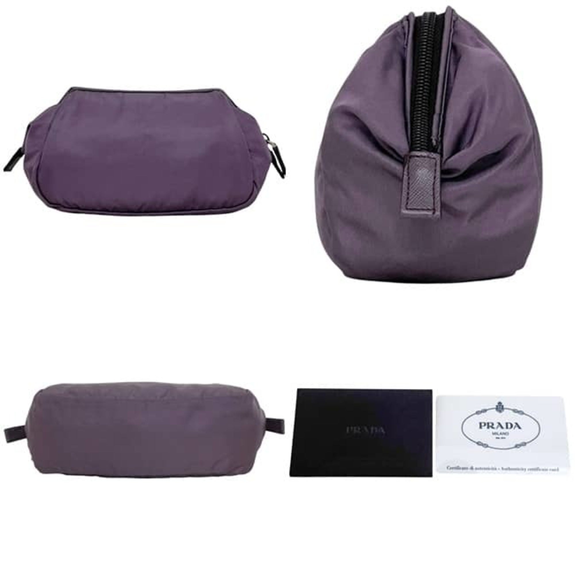Prada Purple Nylon Pouch (Pre-Owned)