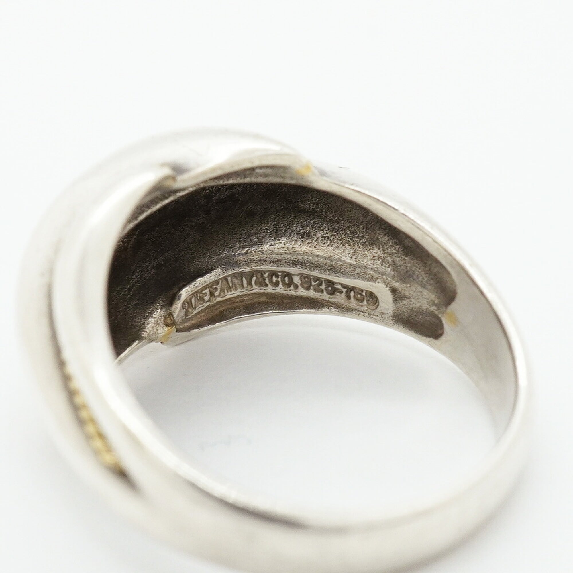 Tiffany Yellow Gold (18K) Silver 925 Band Ring (Pre-Owned)