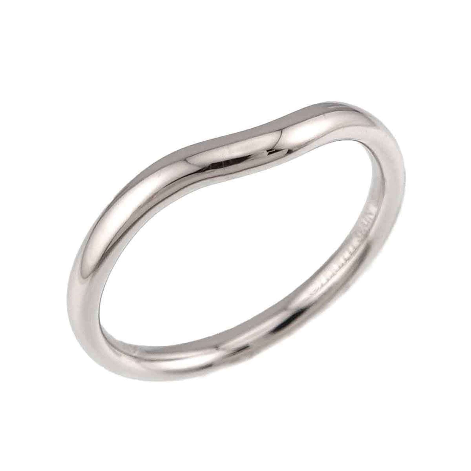 Tiffany Platinum Platinum 950 Band Ring (Pre-Owned)