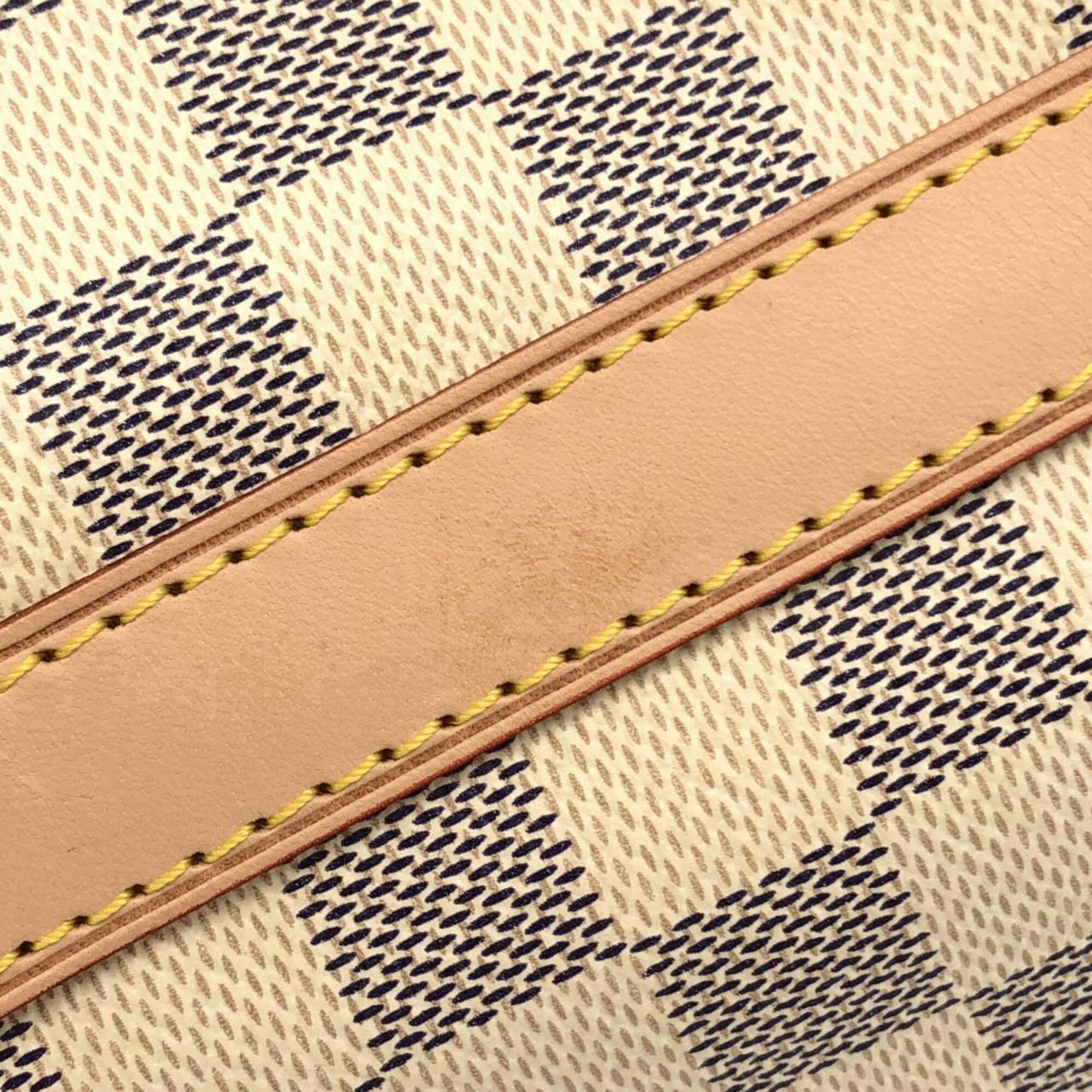 Louis Vuitton Azur Damier Azur Damier Azur Coated Canvas Boston Bag (Pre-Owned)