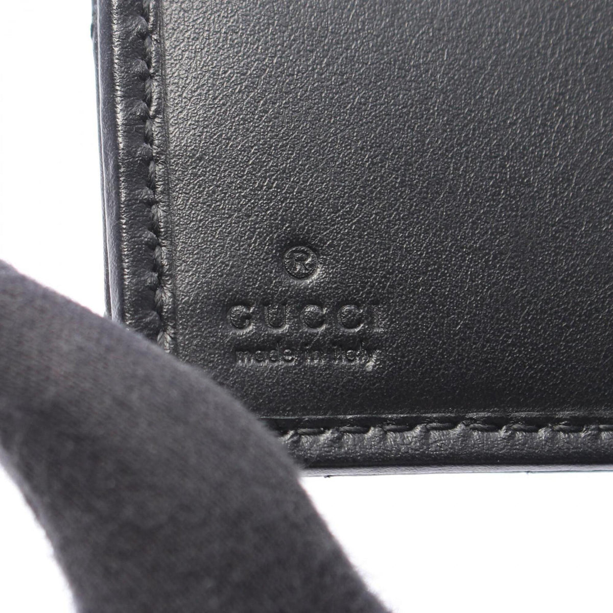Gucci Black Leather Wallet (Bi-Fold) (Pre-Owned)