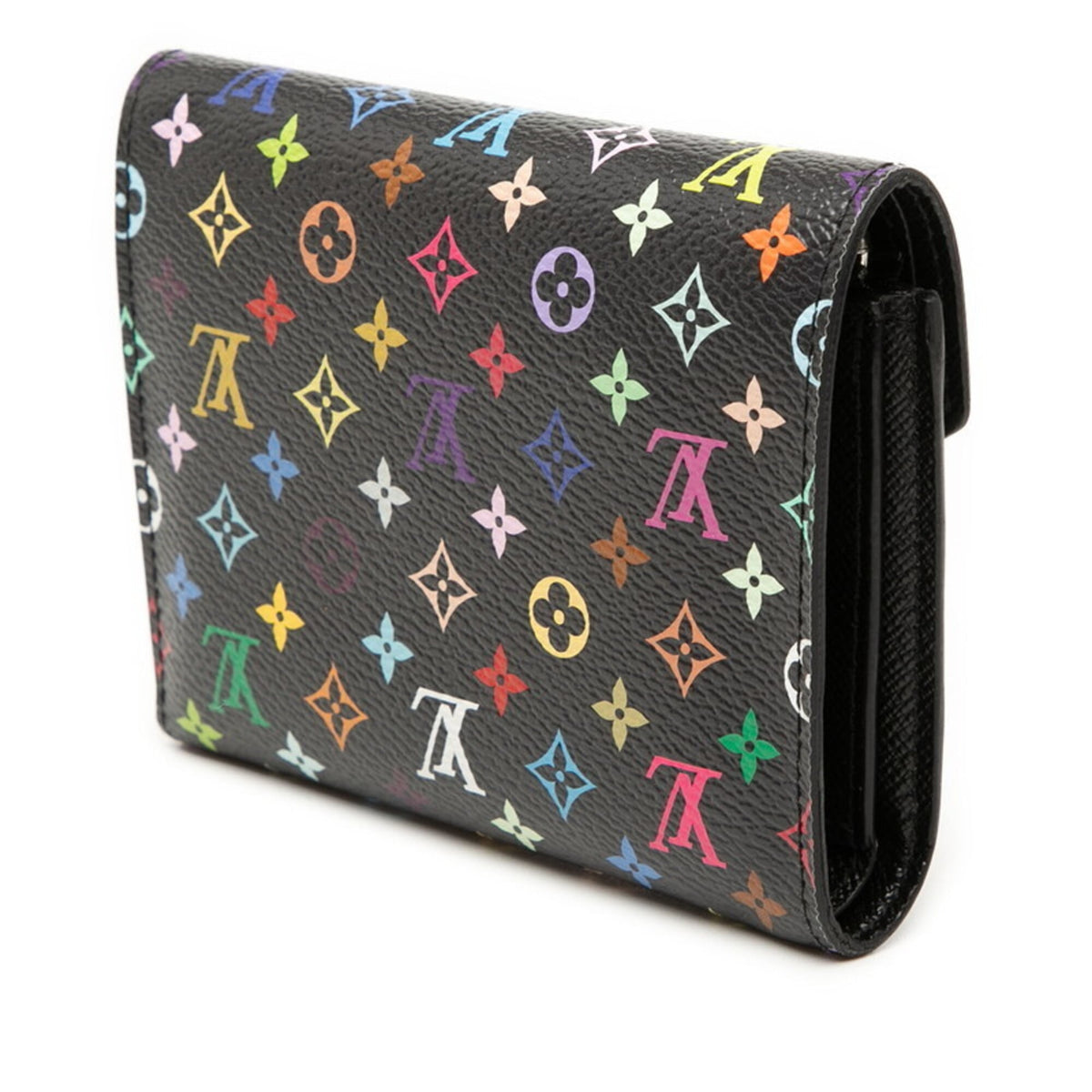 Louis Vuitton Black Pvc Wallet (Tri-Fold) (Pre-Owned)