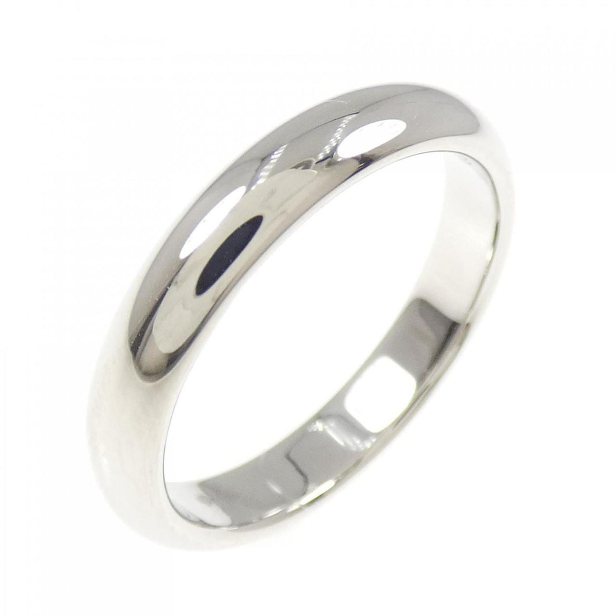Cartier Platinum Platinum 950 Band Ring (Pre-Owned)