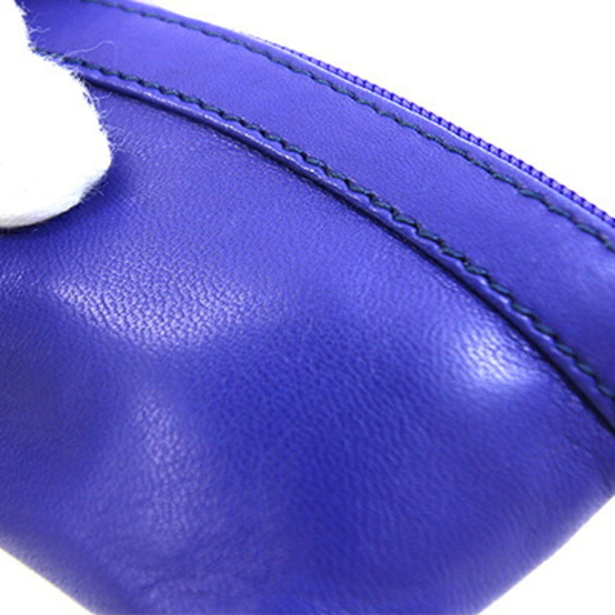 Gucci Blue Leather Coin Purse/Coin Case (Pre-Owned)