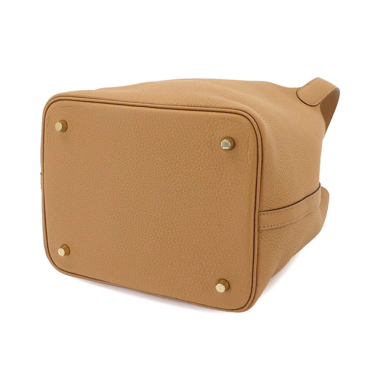 Piko Beige Brown Handbag (Pre-Owned)