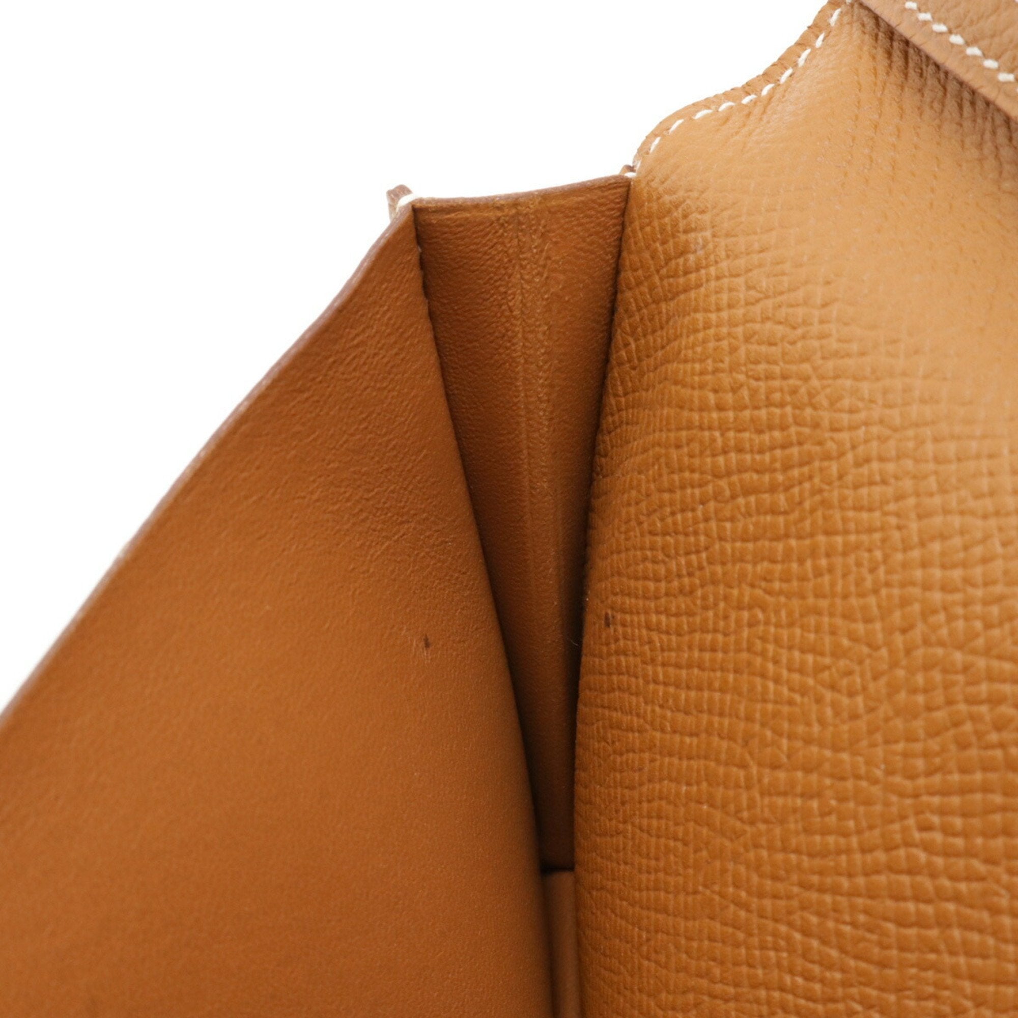 Hermes Camel Epsom Leather Long Wallet (Bi-Fold) (Pre-Owned)