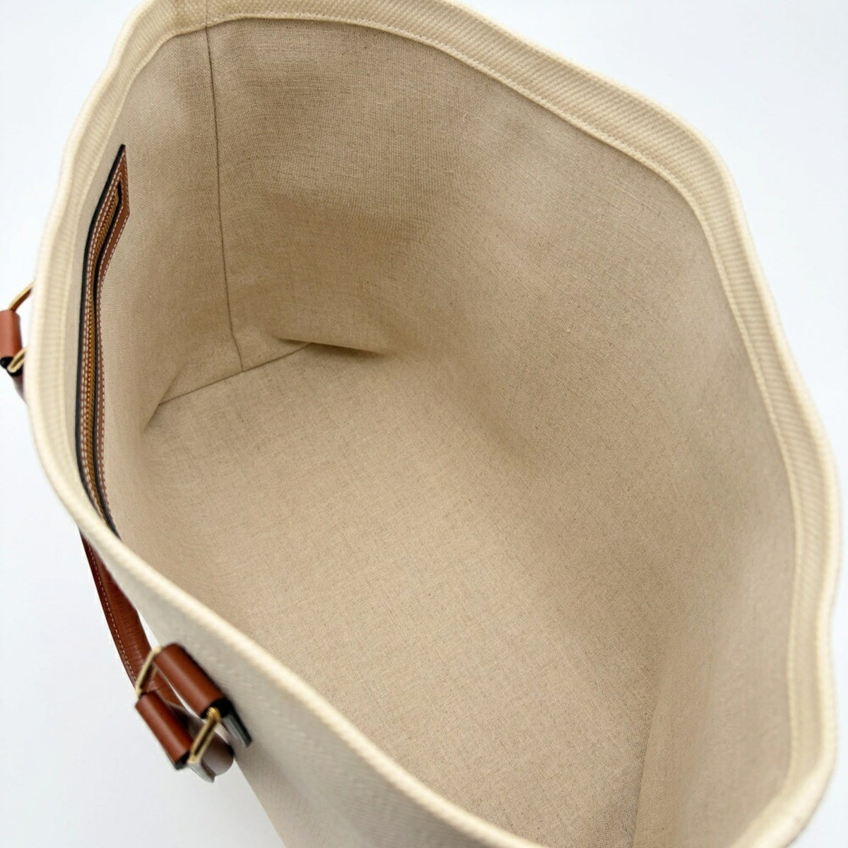 Celine Canvas Leather Tote Bag (Pre-Owned)