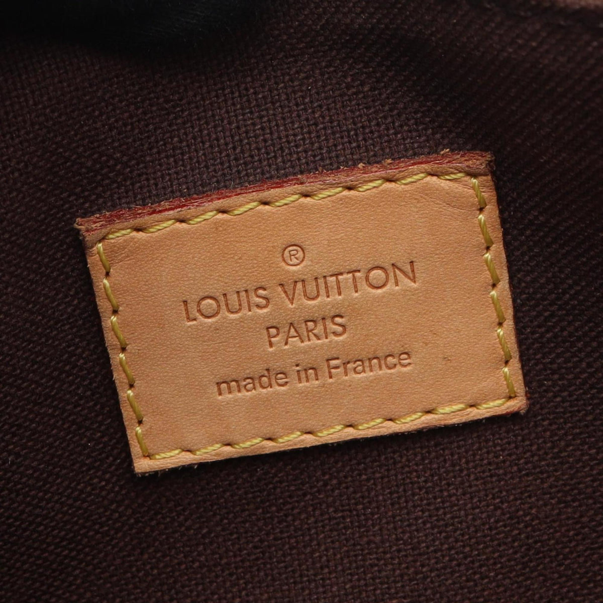 Louis Vuitton Brown Coated Canvas Pvc Monogram Leather Shoulder Bag (Pre-Owned)