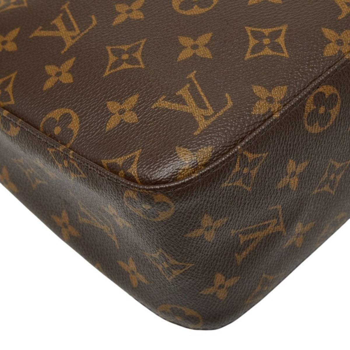 Louis Vuitton Monogram Brown Pvc Leather Handbag Shoulder Bag (Pre-Owned)