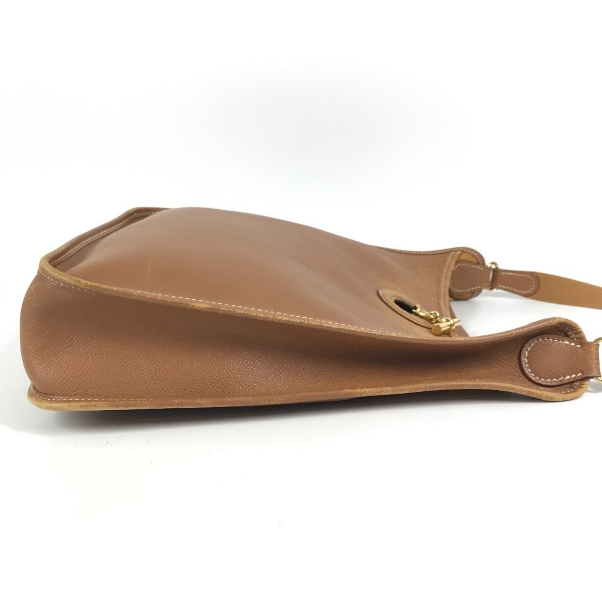 Hermes Brown Leather Shoulder Bag (Pre-Owned)