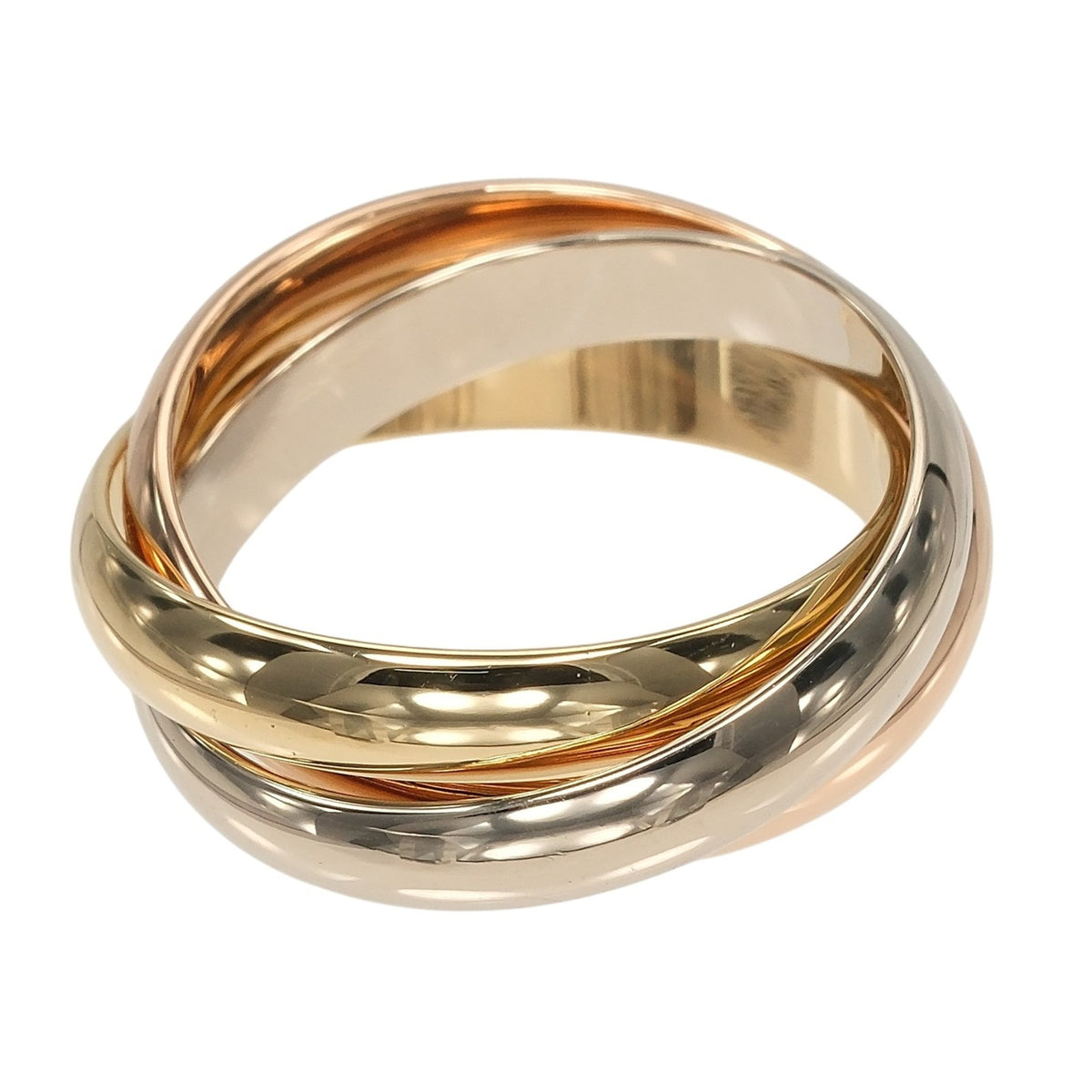 Cartier Trinity Yellow Gold (18K) Pink Gold (18K) White Gold (18K) Band Ring (Pre-Owned)