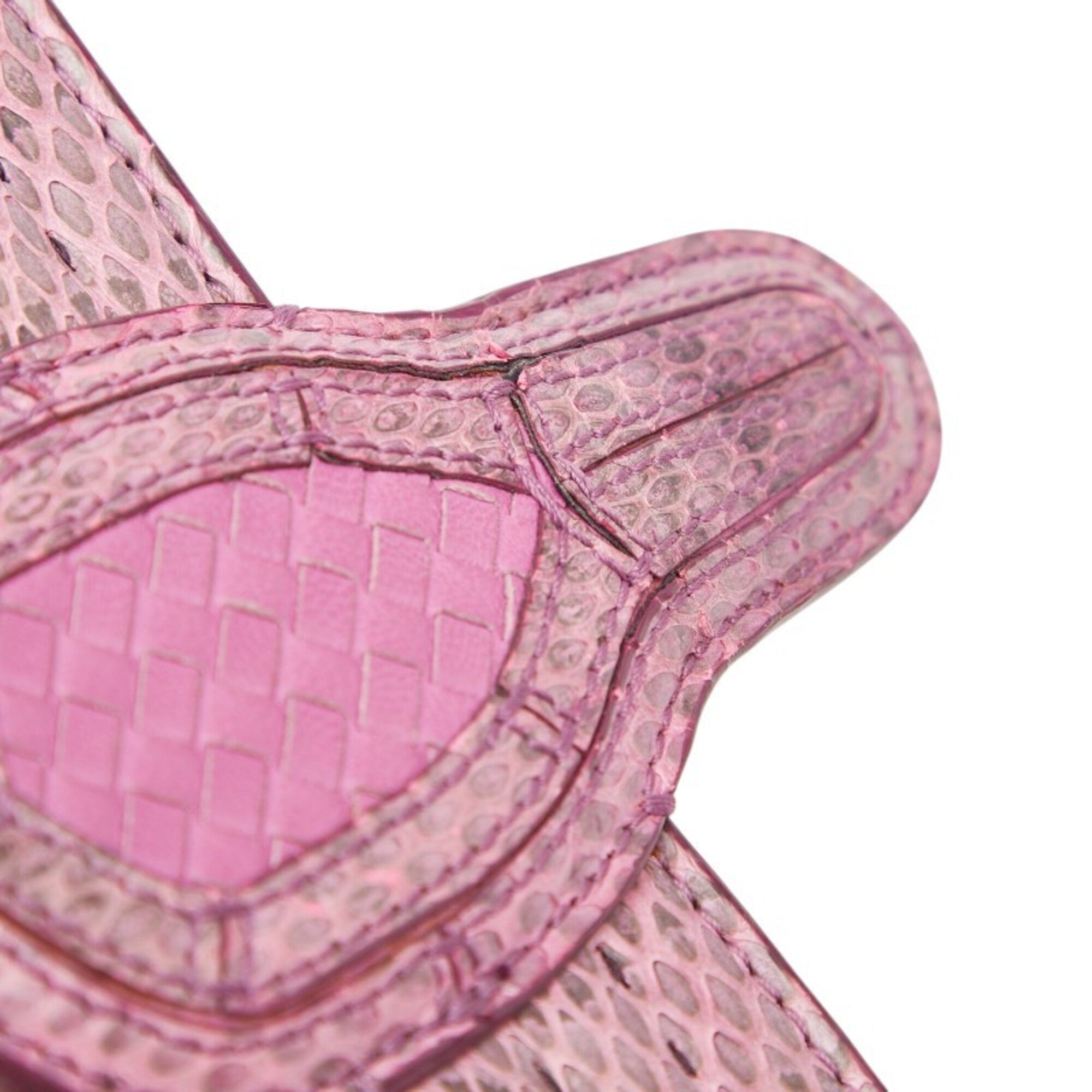 Bottega Veneta Pink Leather Shoulder Bag (Pre-Owned)