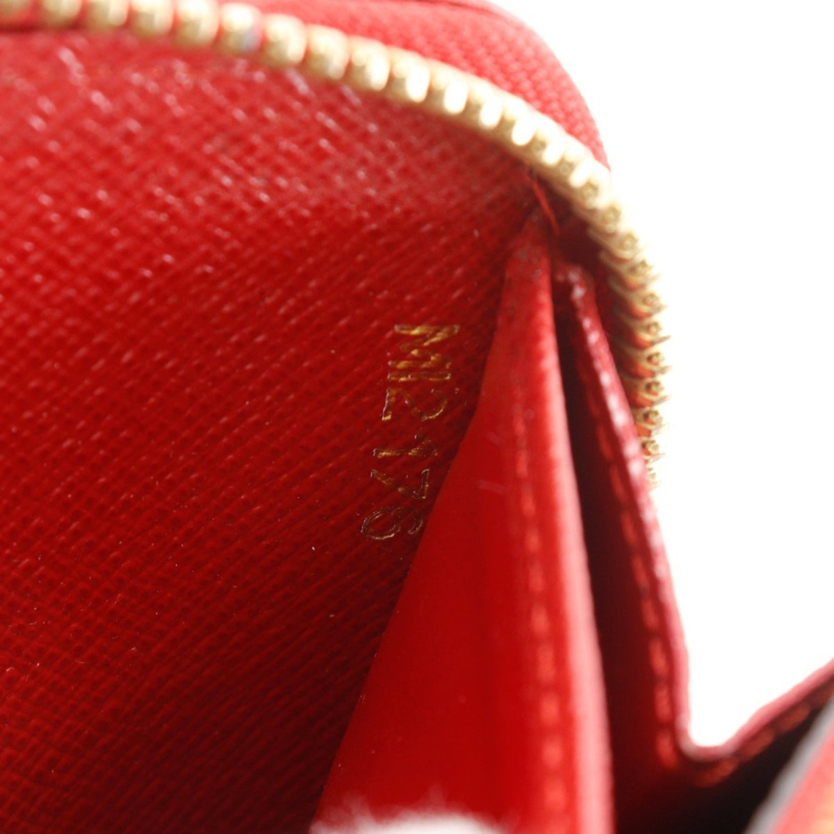 Louis Vuitton Brown Cerise Red Color Monogram Canvas Long Wallet (Bi-Fold) (Pre-Owned)