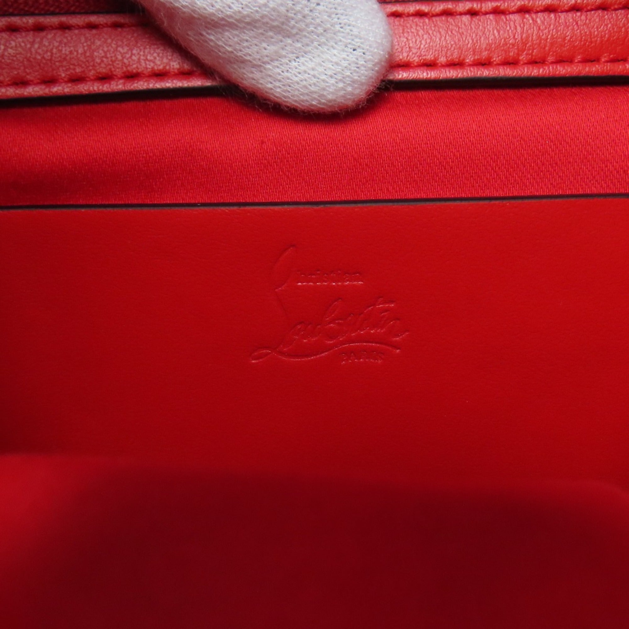 Christian Louboutin Black Leather Handbag (Pre-Owned)