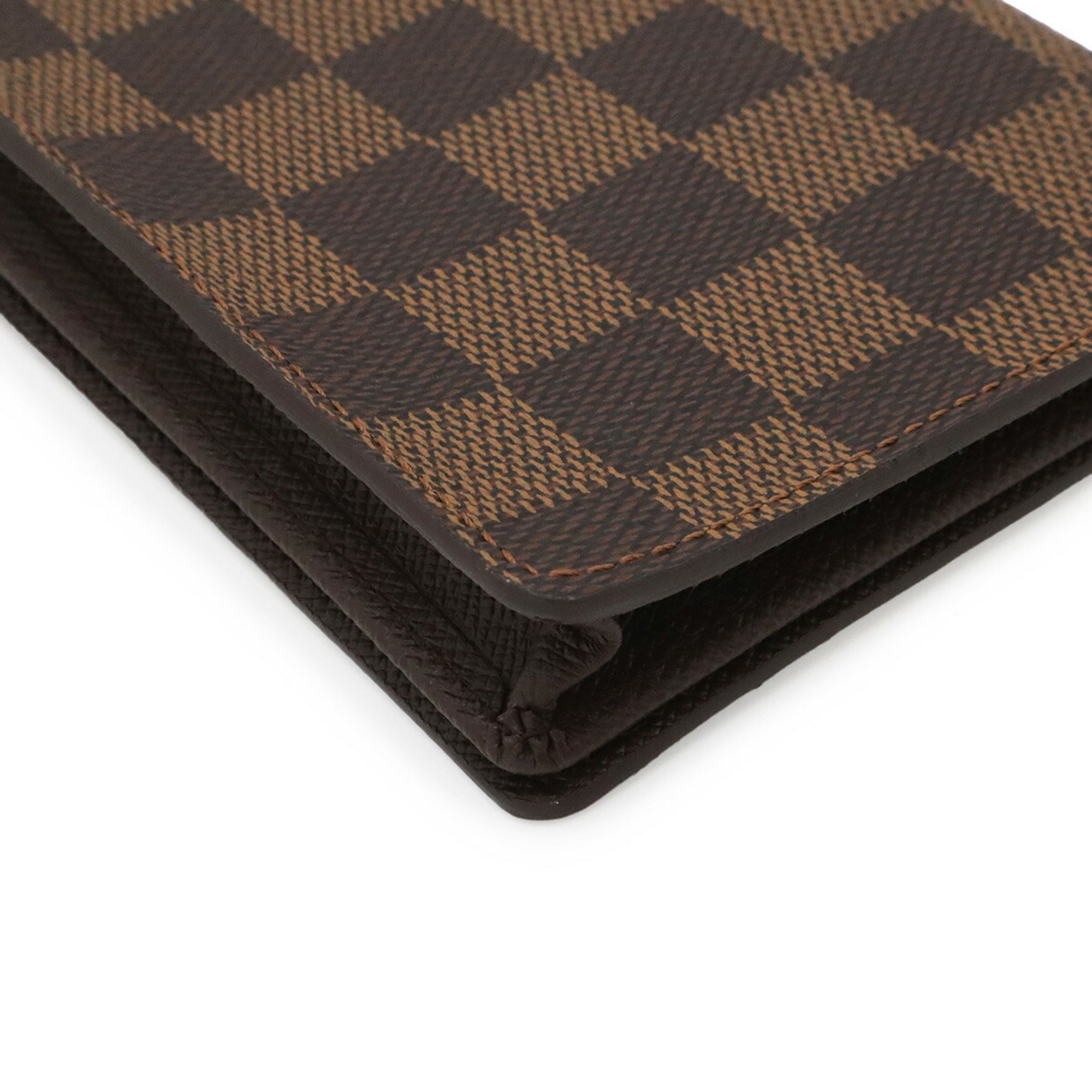 Louis Vuitton Brown Damier Canvas Damier Canvas Pvc Long Bill Wallet (Bi-Fold) (Pre-Owned)