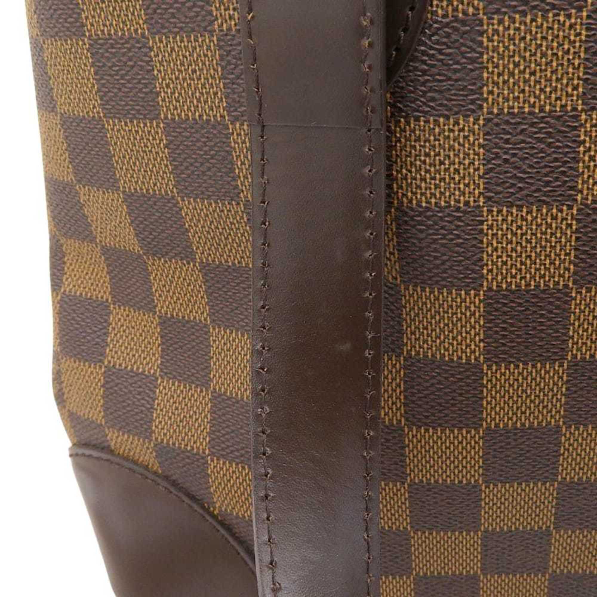 Louis Vuitton Damier Canvas Ebene Pvc Handbag Tote Bag (Pre-Owned)