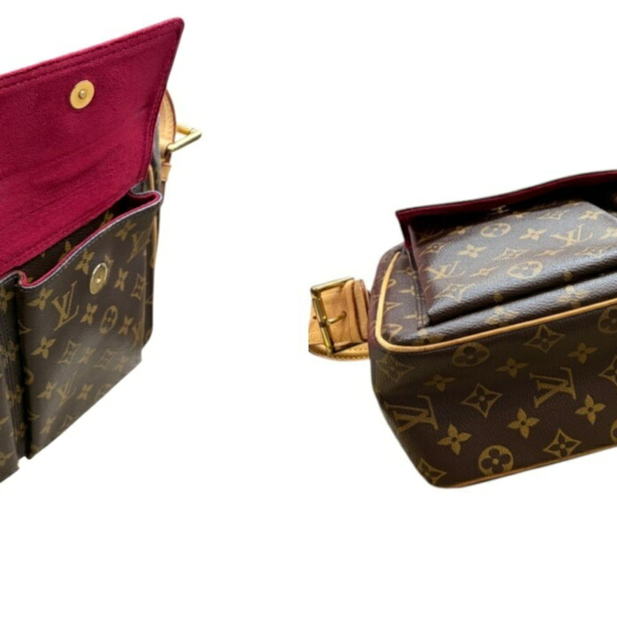 Louis Vuitton Monogram Brown Pvc Leather Shoulder Bag (Pre-Owned)
