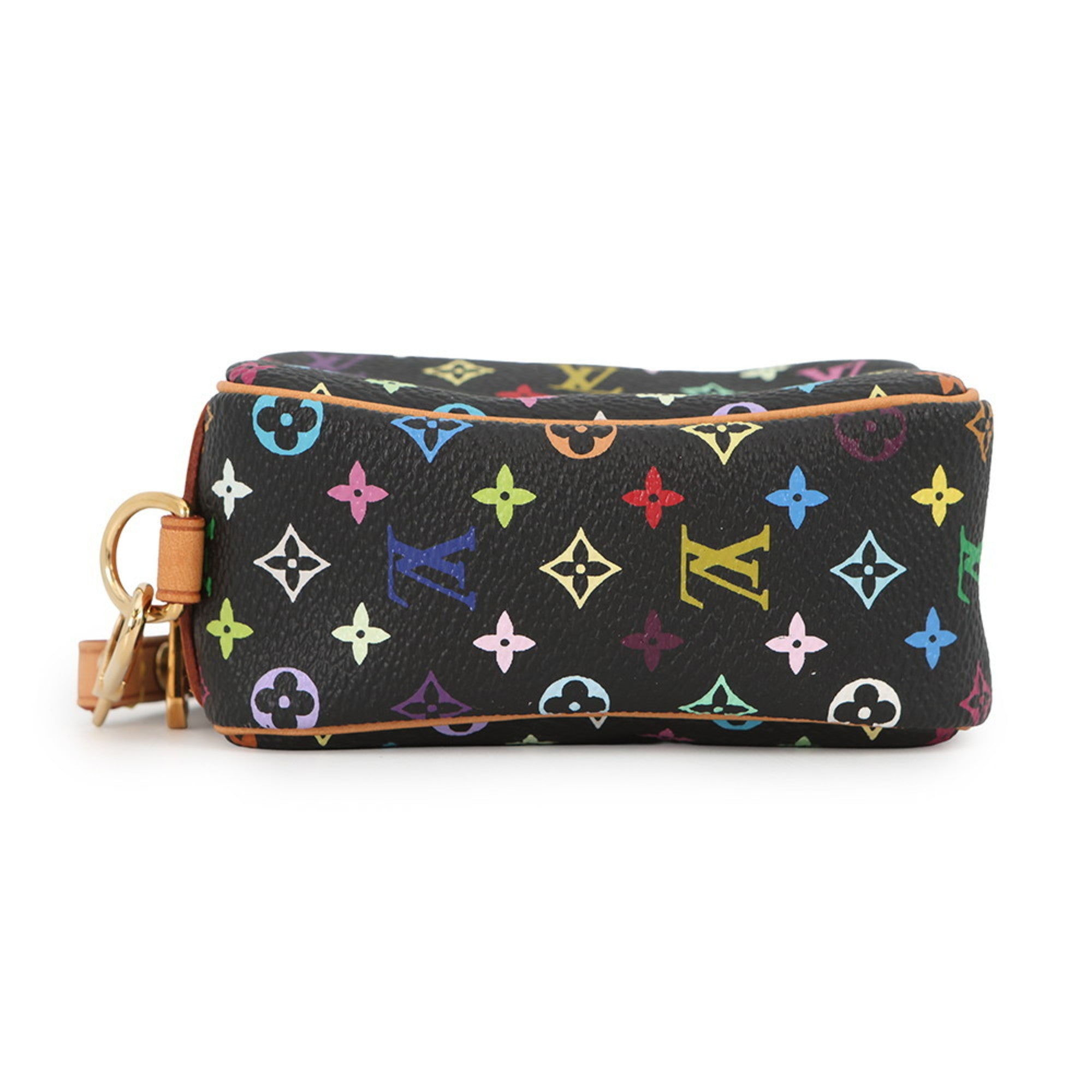 Louis Vuitton Brown Noir Monogram Multicolore Pouch (Pre-Owned)