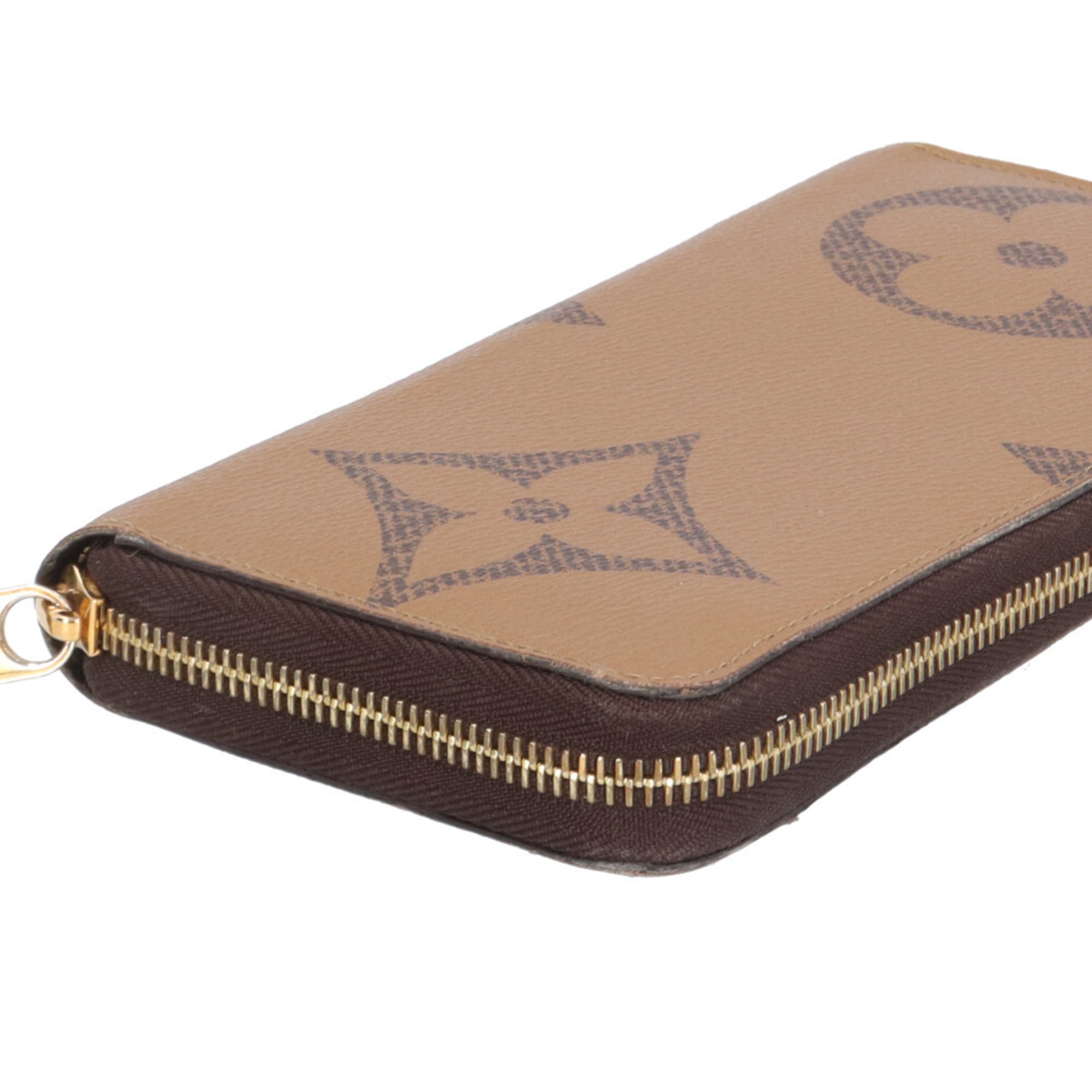 Louis Vuitton Brown Monogram Long Wallet (Bi-Fold) (Pre-Owned)
