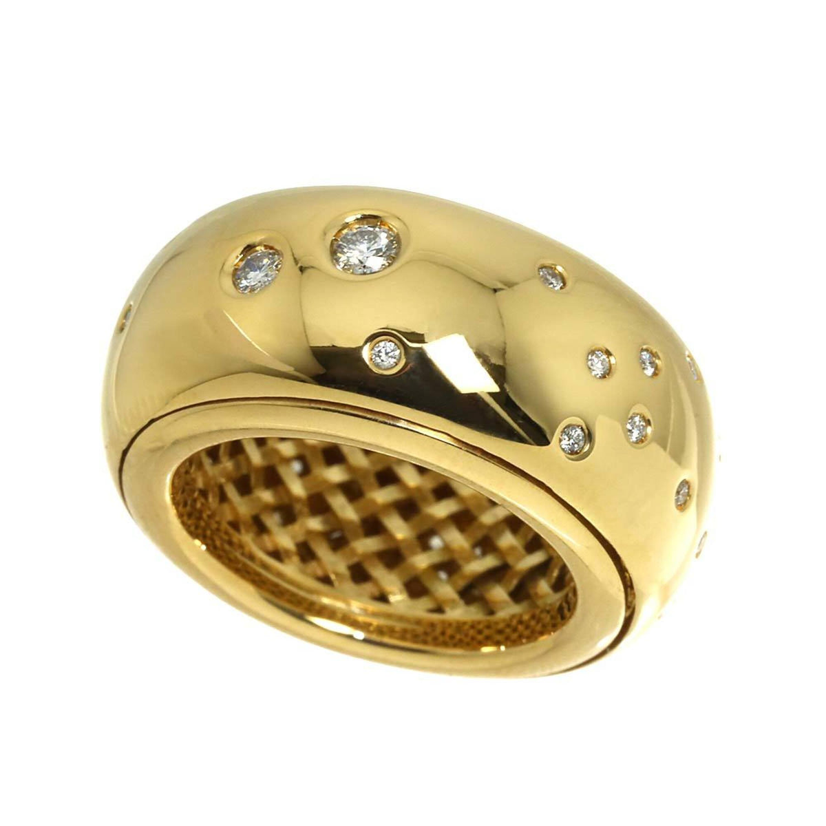 Bottega Veneta Yellow Gold (18K) Band Ring (Pre-Owned)