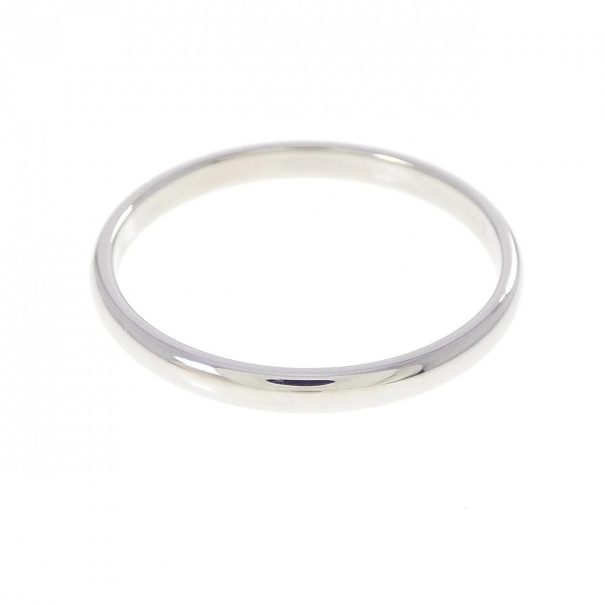 Tiffany Silver Platinum 950 Band Ring (Pre-Owned)