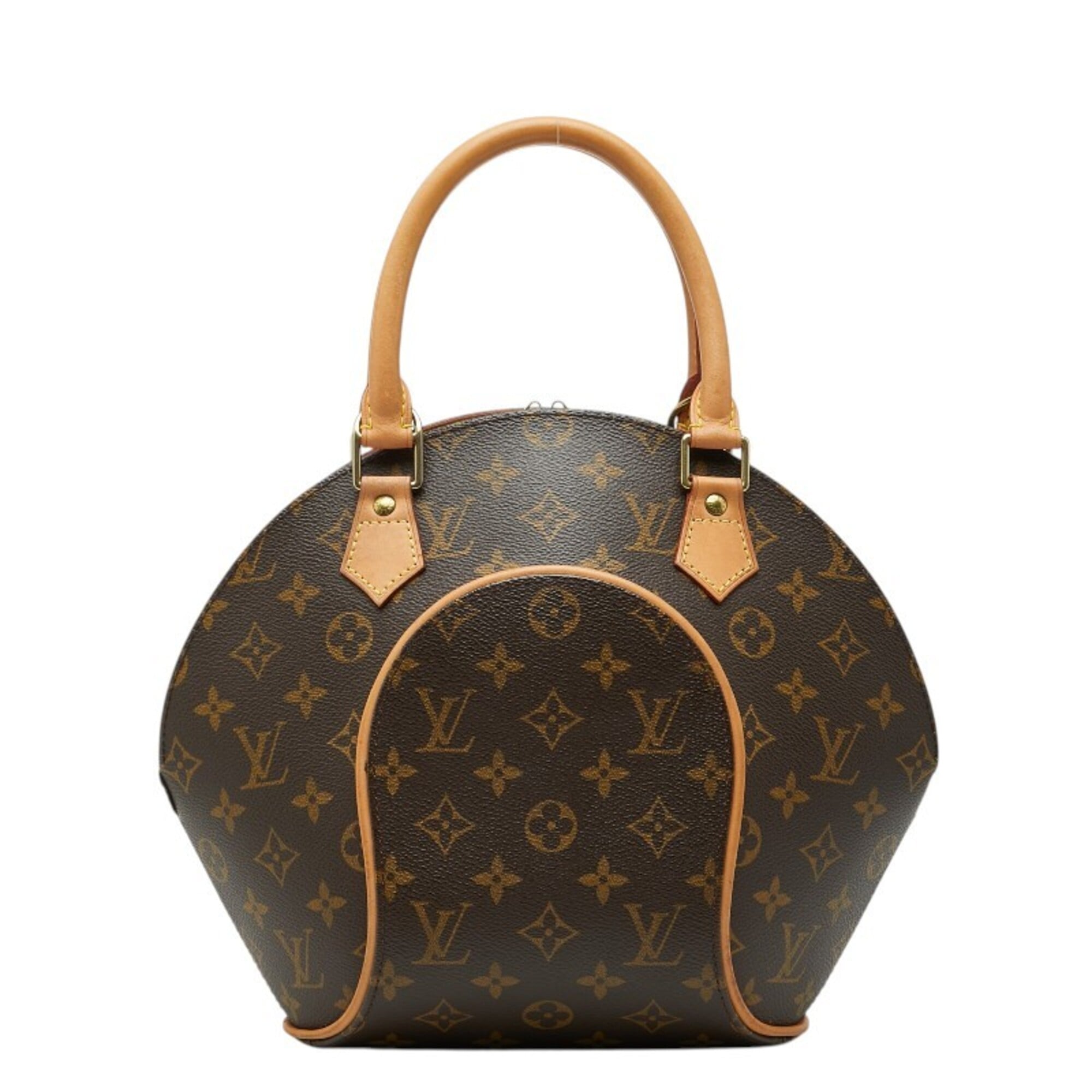 Louis Vuitton Brown Pvc Leather Handbag (Pre-Owned)