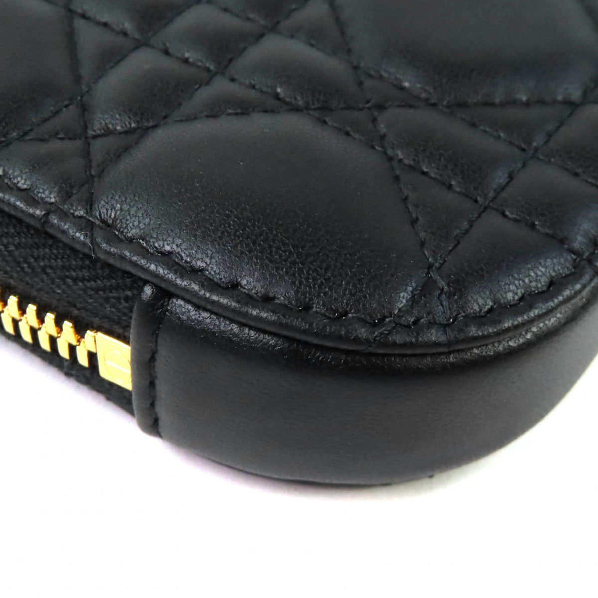 Christian Dior Black Leather Pouch (Pre-Owned)
