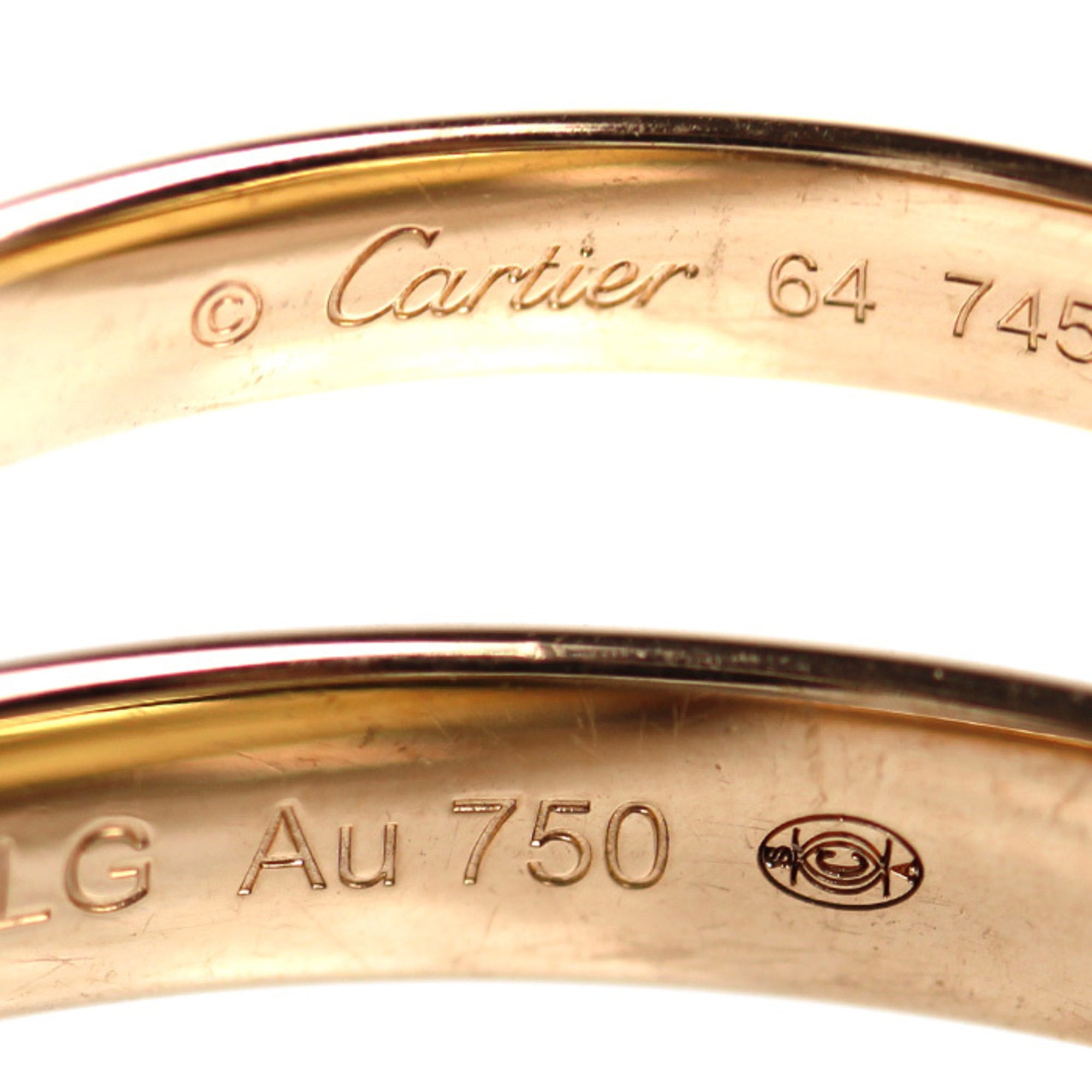 Cartier Yellow Gold (18K) Pink Gold (18K) White Gold (18K) Band Ring (Pre-Owned)