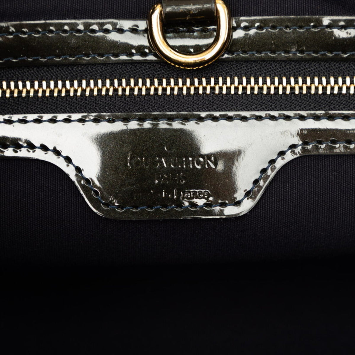 Louis Vuitton Blue Infini Navy Patent Leather Handbag (Pre-Owned)