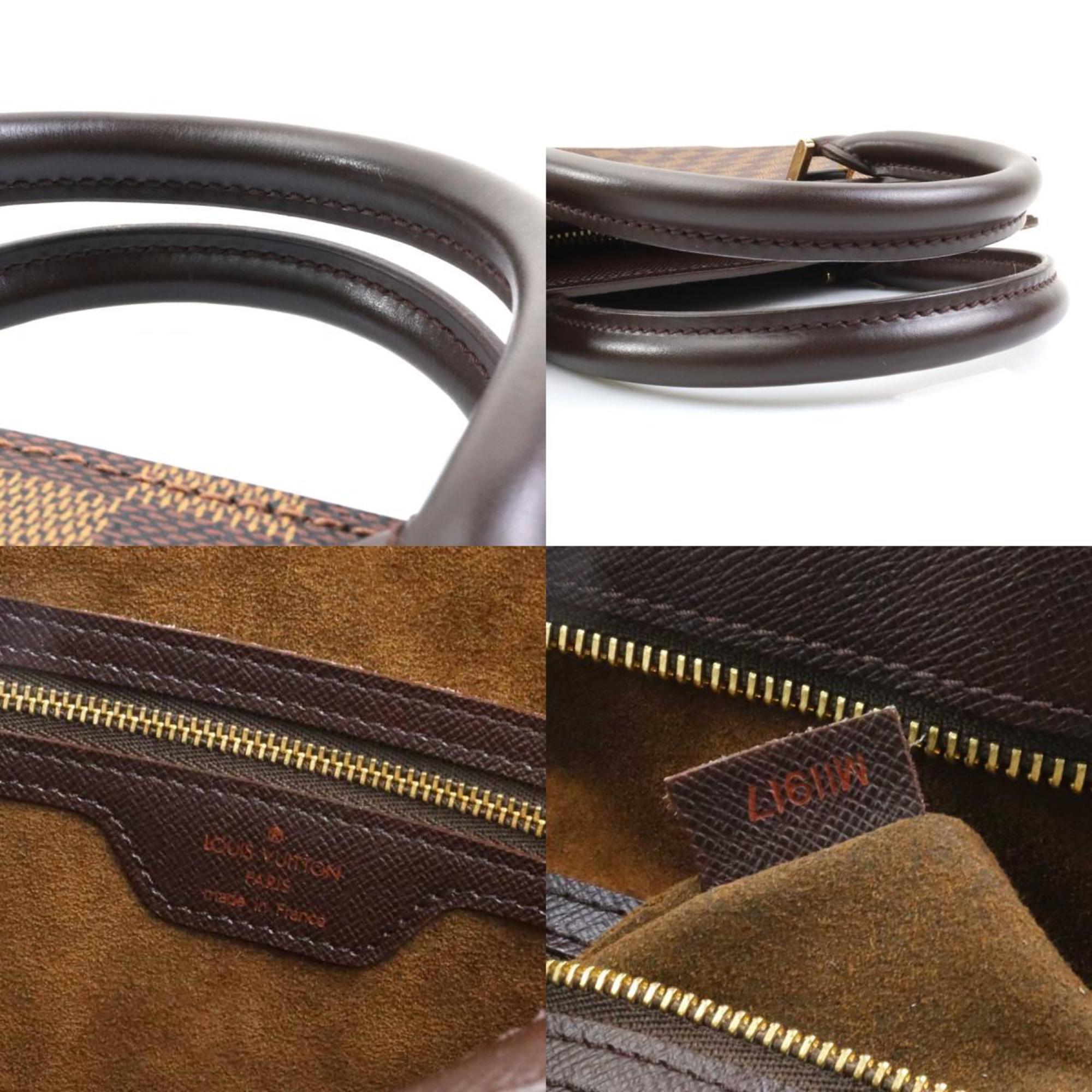 Louis Vuitton Brown Damier Canvas Handbag (Pre-Owned)