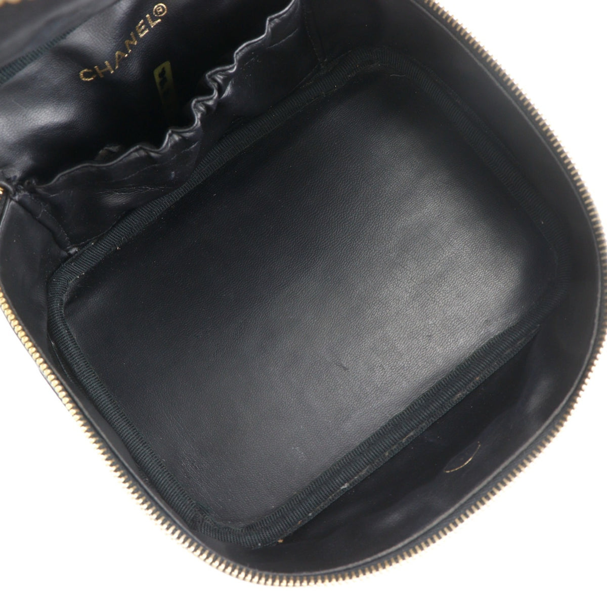 Chanel Black Leather Pouch (Pre-Owned)