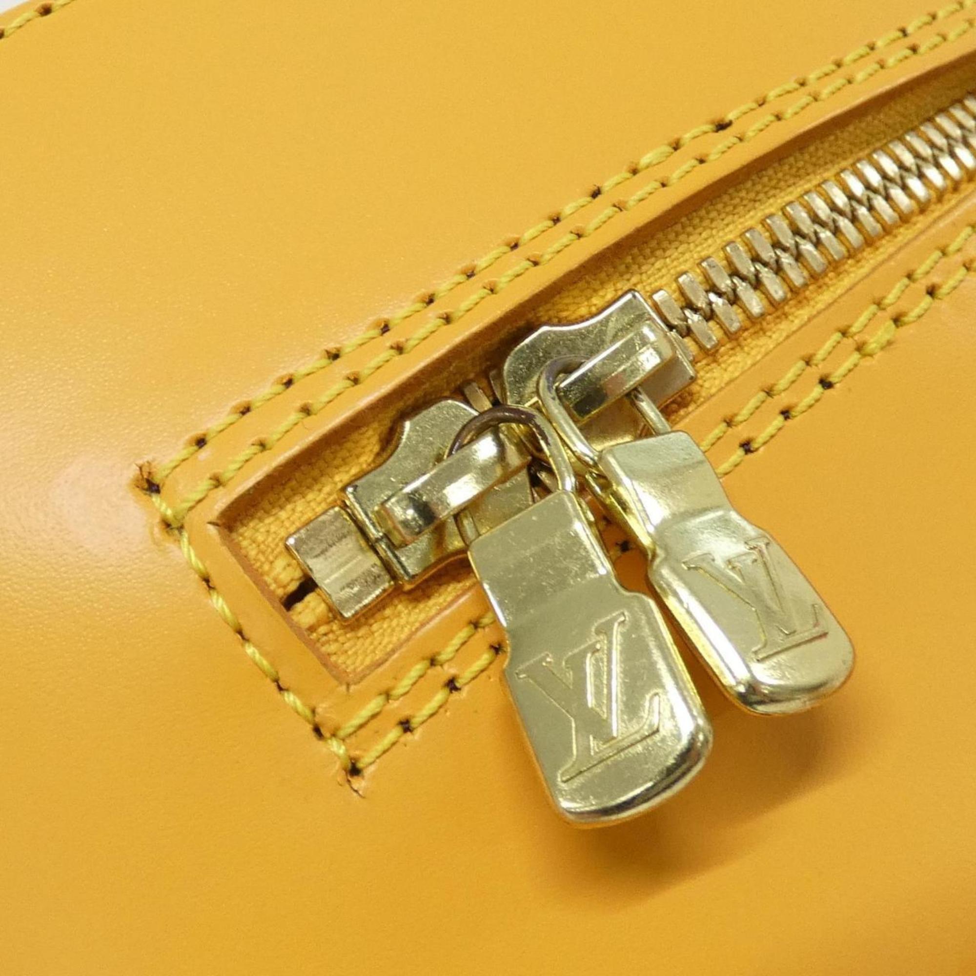 Louis Vuitton Yellow Leather Handbag (Pre-Owned)