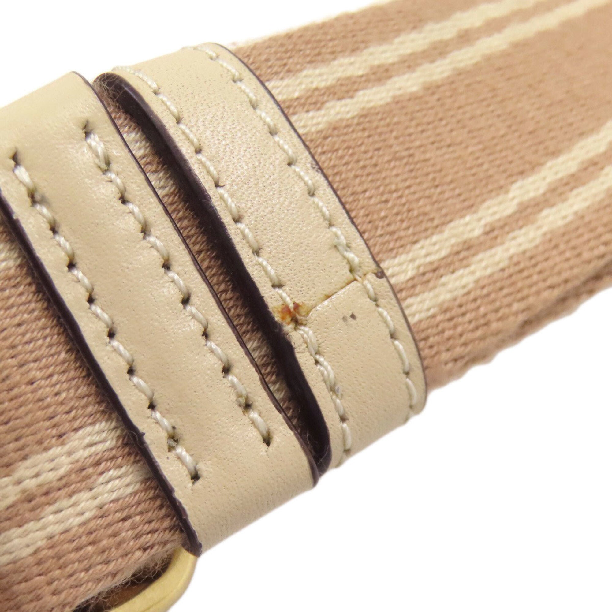 Coach Beige Canvas Handbag (Pre-Owned)