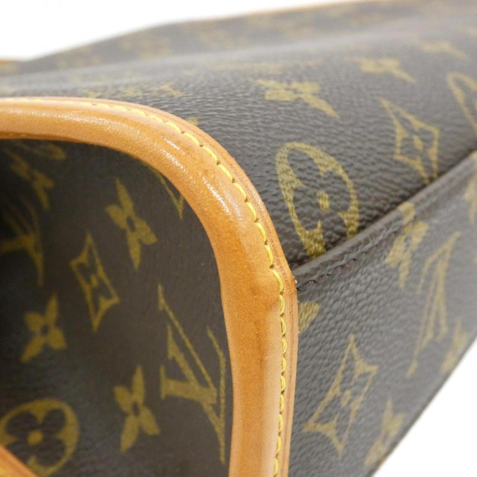 Louis Vuitton Marron Coated Canvas Handbag (Pre-Owned)