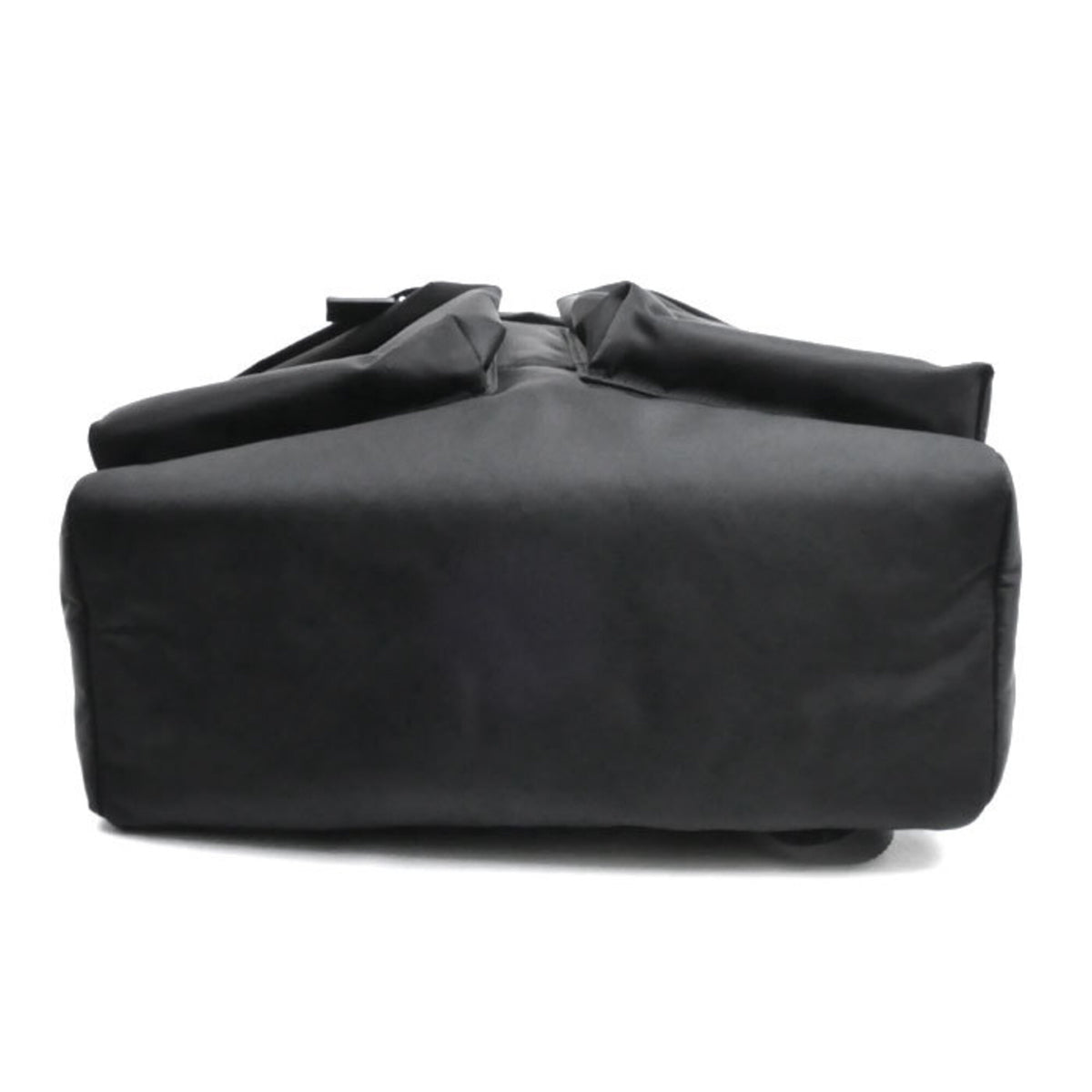 Prada Black Nylon Leather Backpack (Pre-Owned)