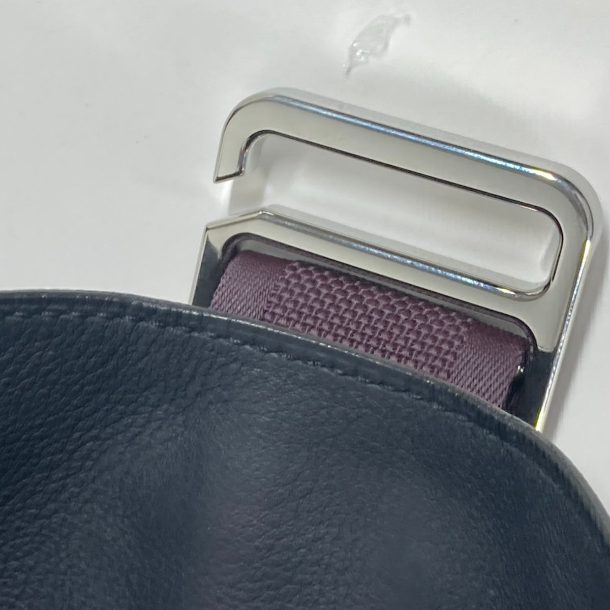 Hermes Navy Clutch Bag Pouch (Pre-Owned)
