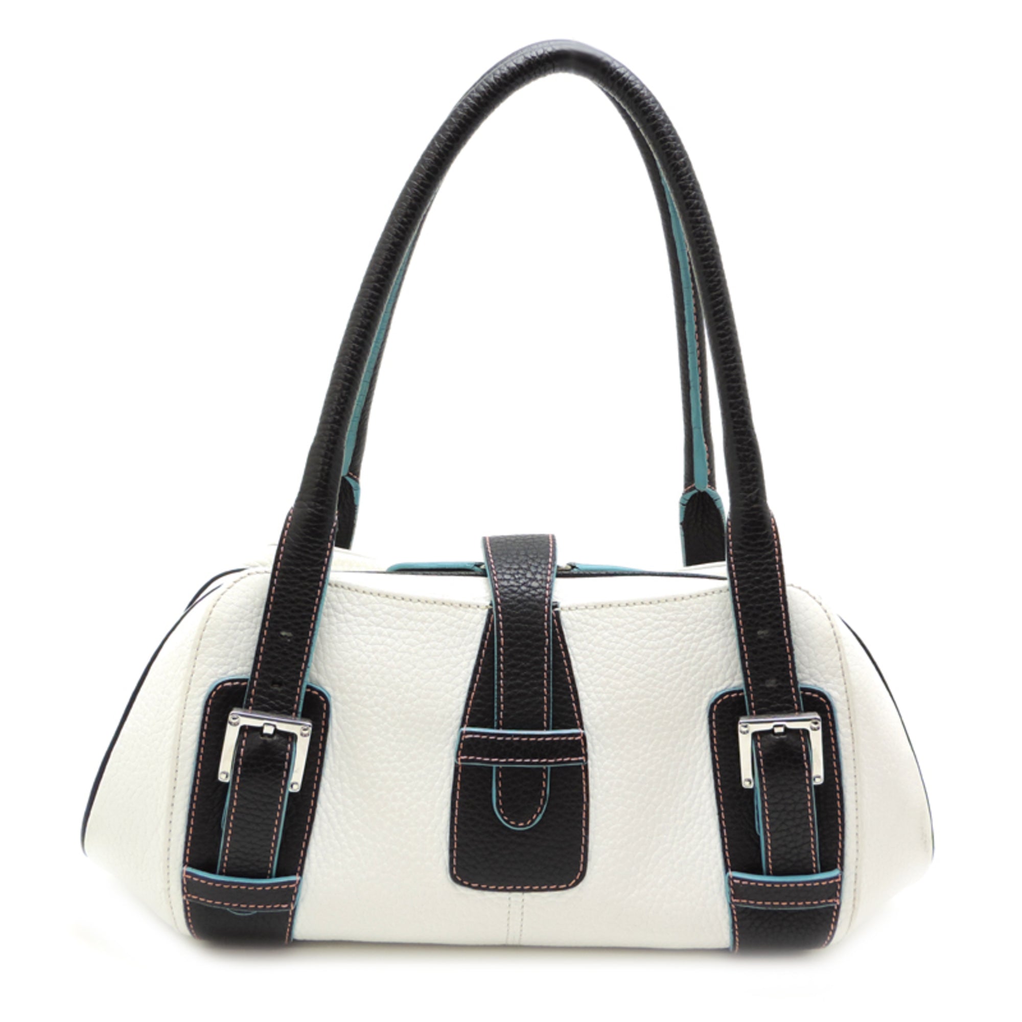 Loewe Black Blue White Handbag (Pre-Owned)