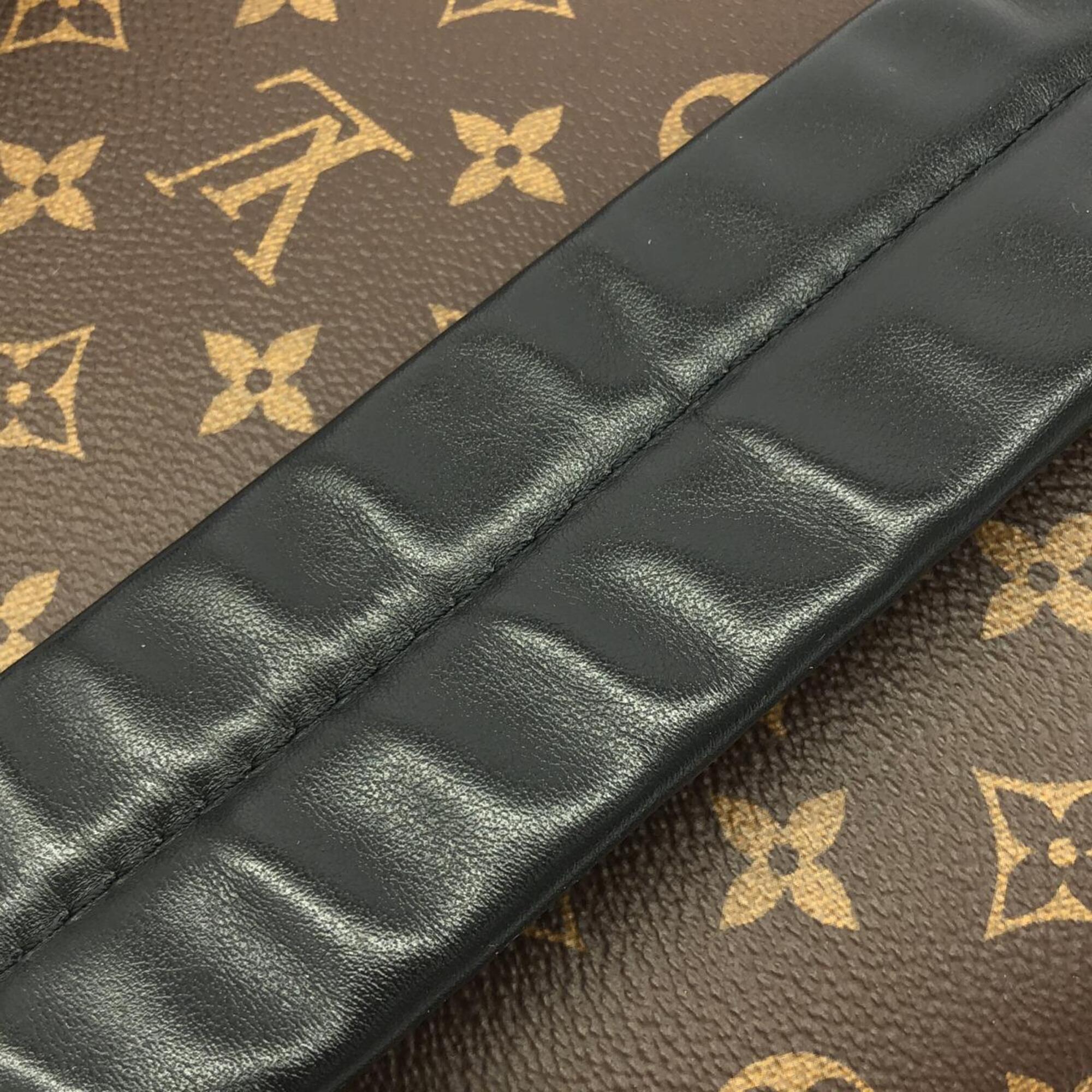 Louis Vuitton Marron Monogram Macassar Coated Canvas Backpack (Pre-Owned)