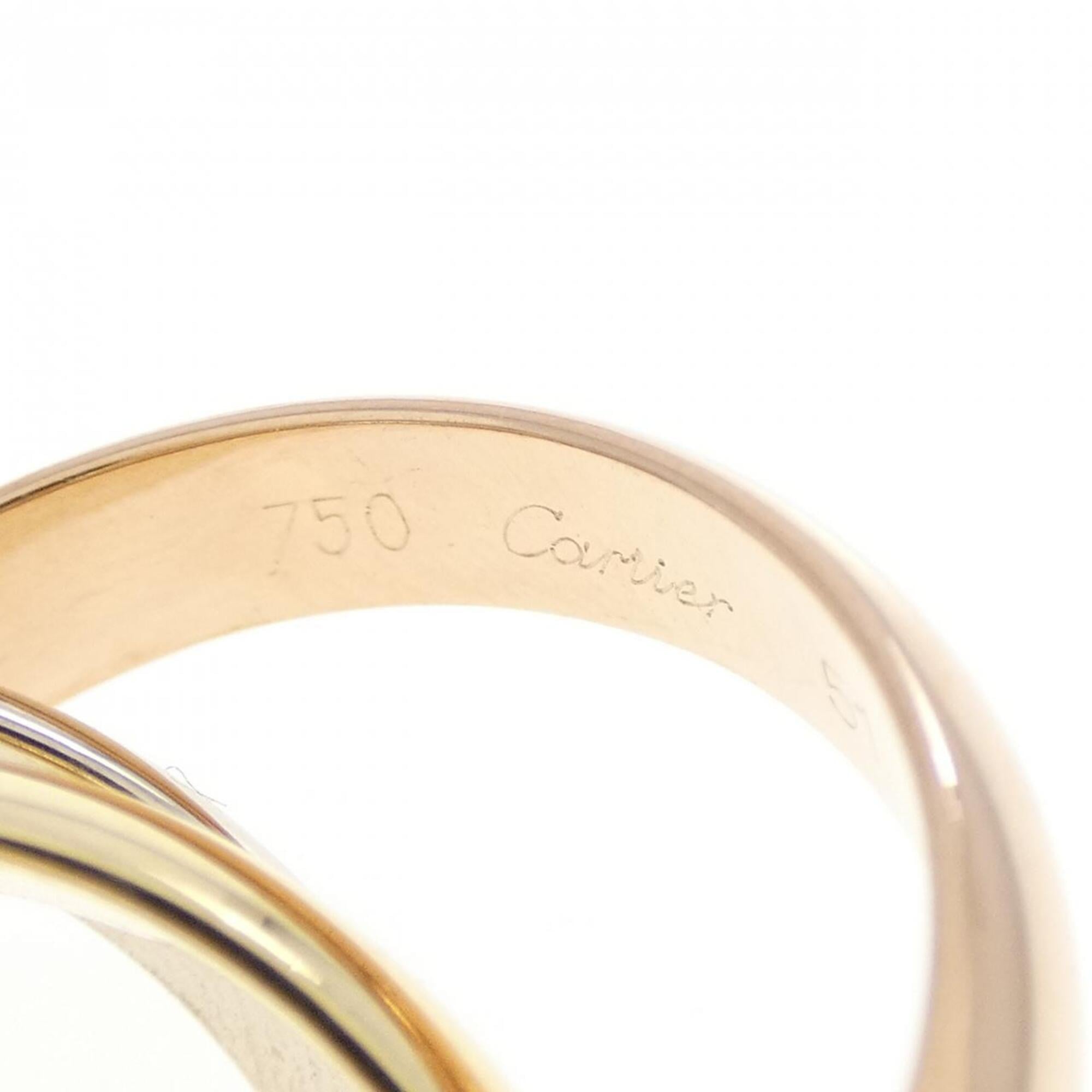 Cartier Pink Gold White Gold Yellow Gold Yellow Gold (18K) Pink Gold (18K) White Gold (18K) Band Ring (Pre-Owned)