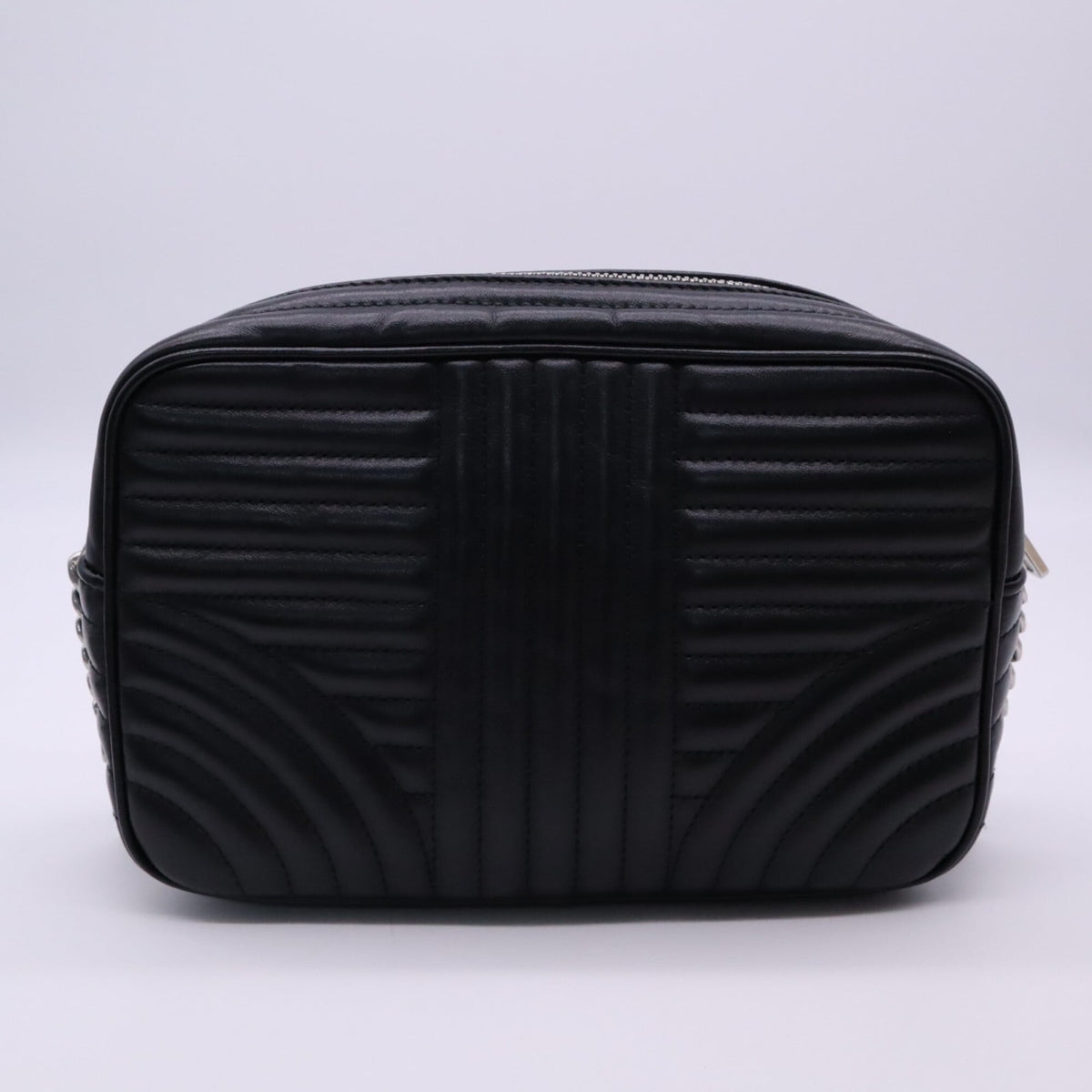 Prada Black Nero Leather Shoulder Bag (Pre-Owned)