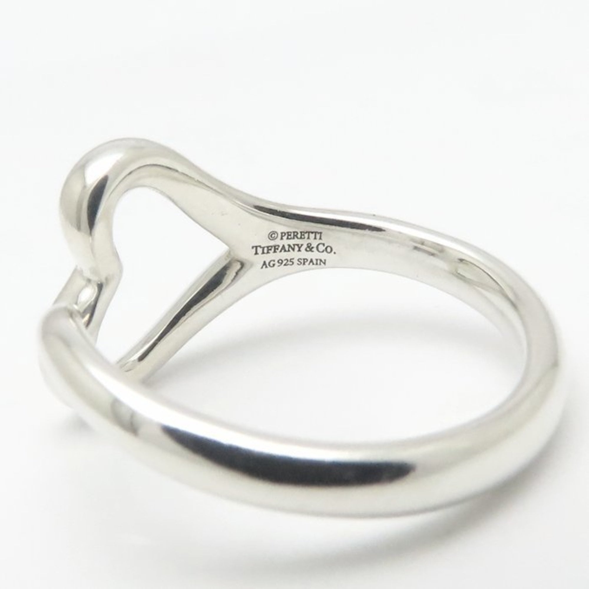 Tiffany Silver Silver 925 Band Ring (Pre-Owned)