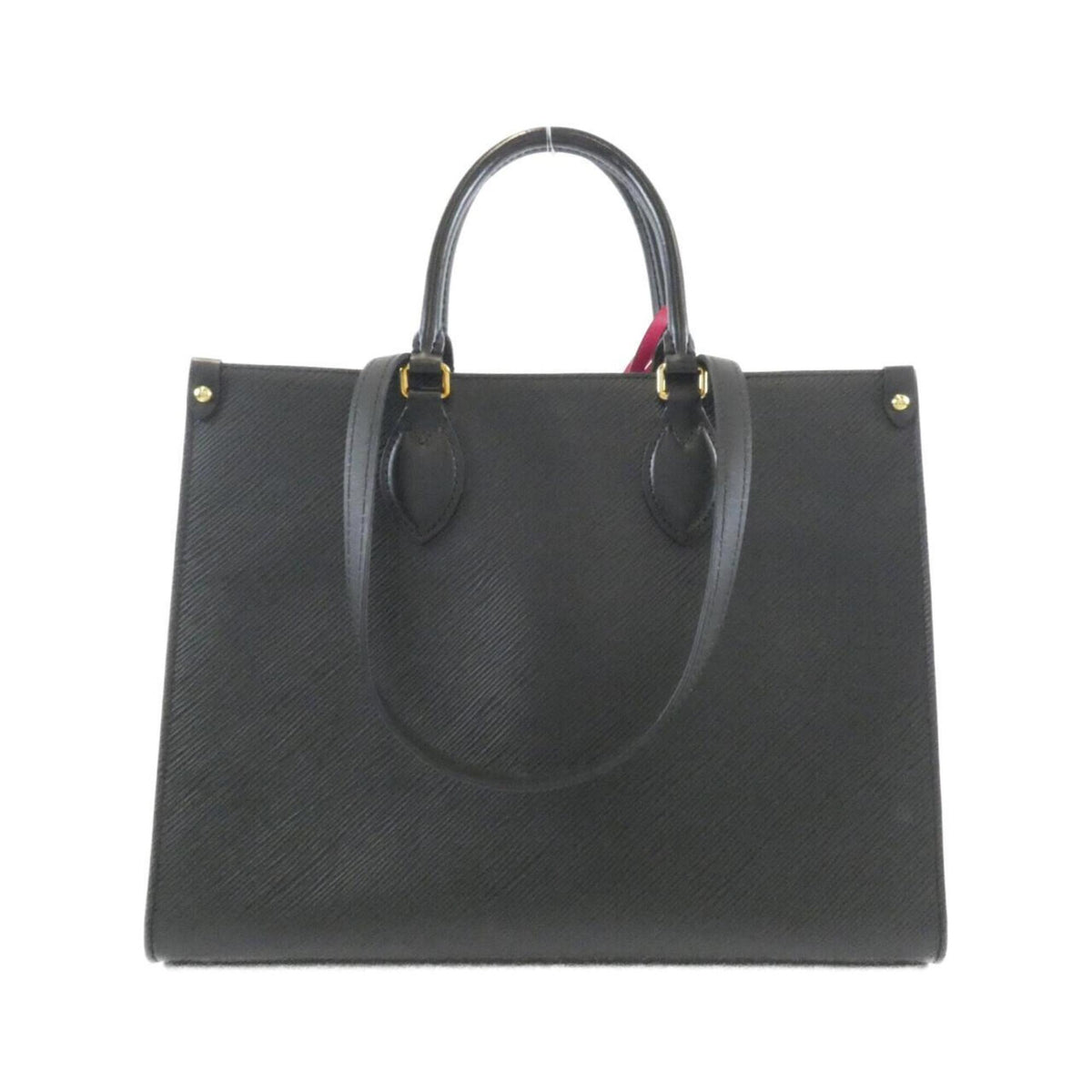Louis Vuitton Black Leather Handbag (Pre-Owned)
