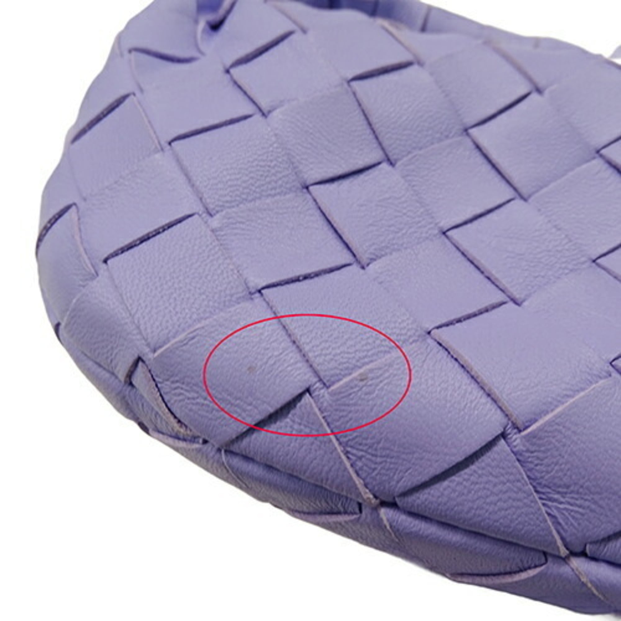 Bottega Veneta Purple Leather Handbag (Pre-Owned)