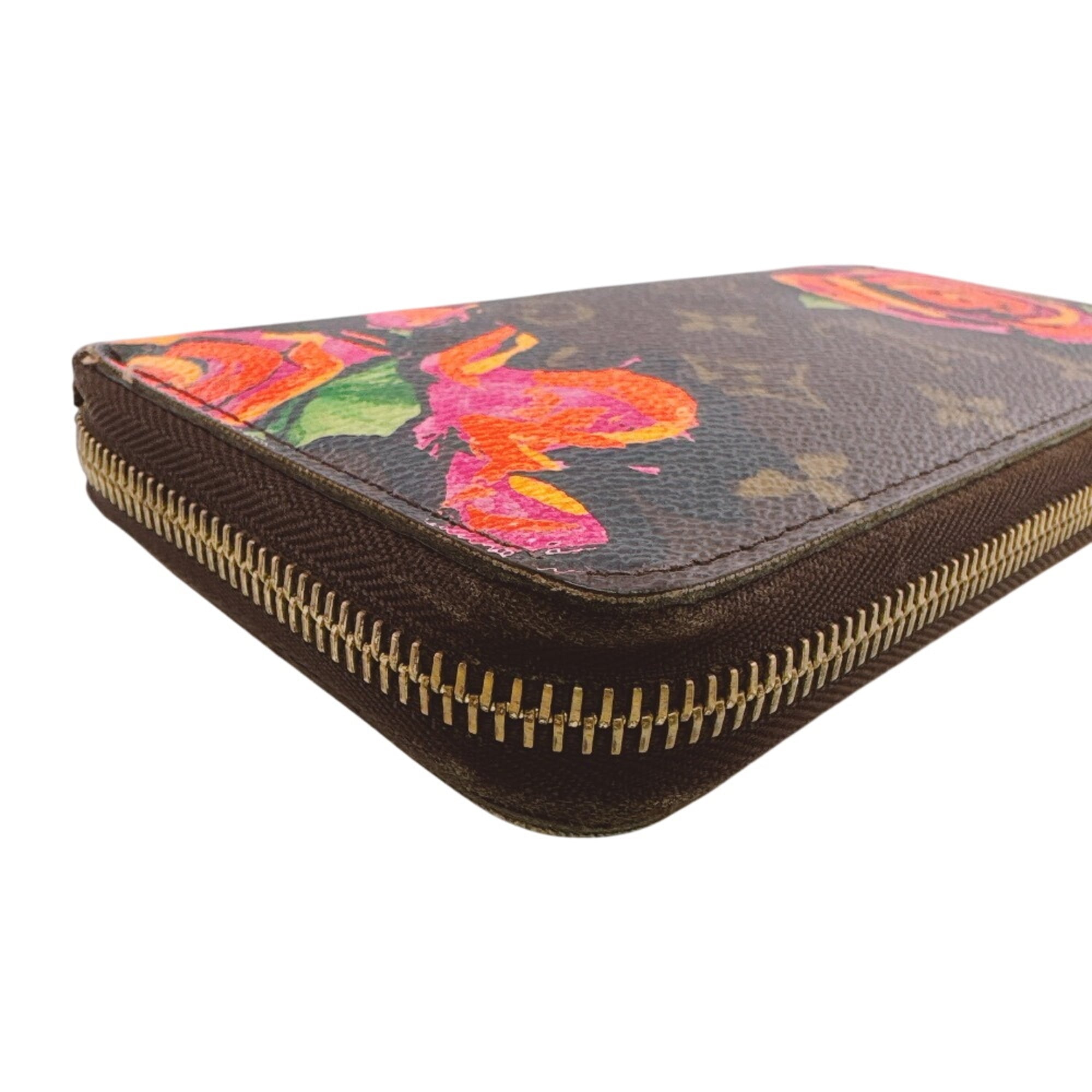 Louis Vuitton Brown Leather Long Wallet (Bi-Fold) (Pre-Owned)