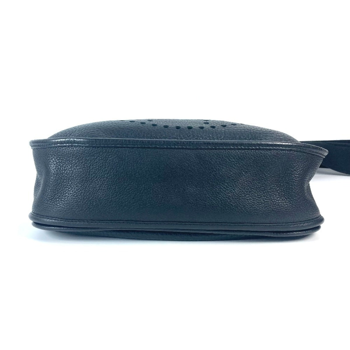 Hermes Black Taurillon Clemence Leather Shoulder Bag (Pre-Owned)