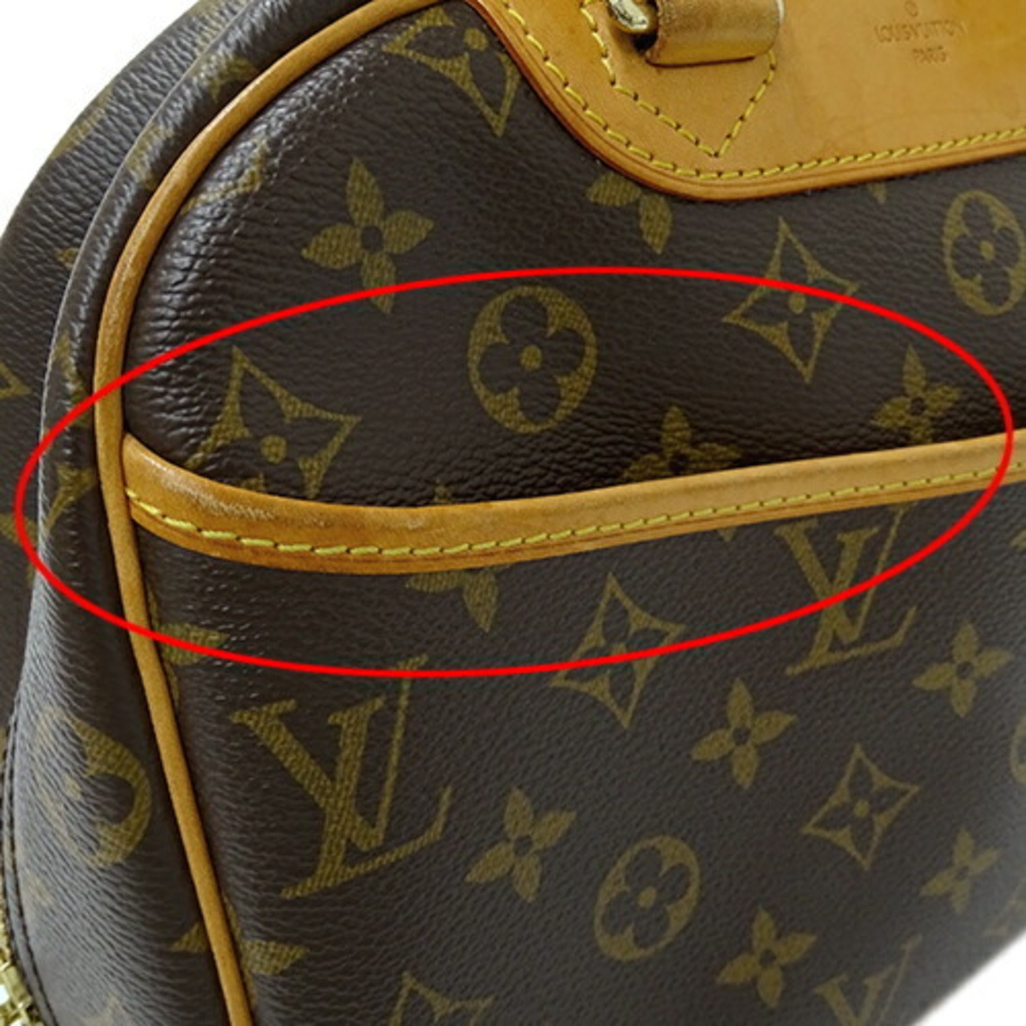 Louis Vuitton Brown Galle Monogram Monogram Handbag (Pre-Owned)