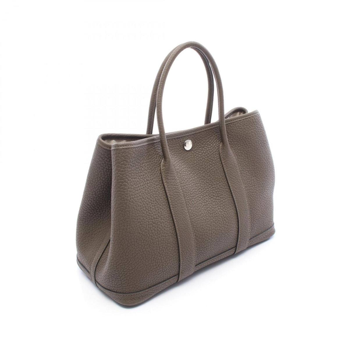 Hermes Gray Negonda Leather Leather Handbag Tote Bag (Pre-Owned)