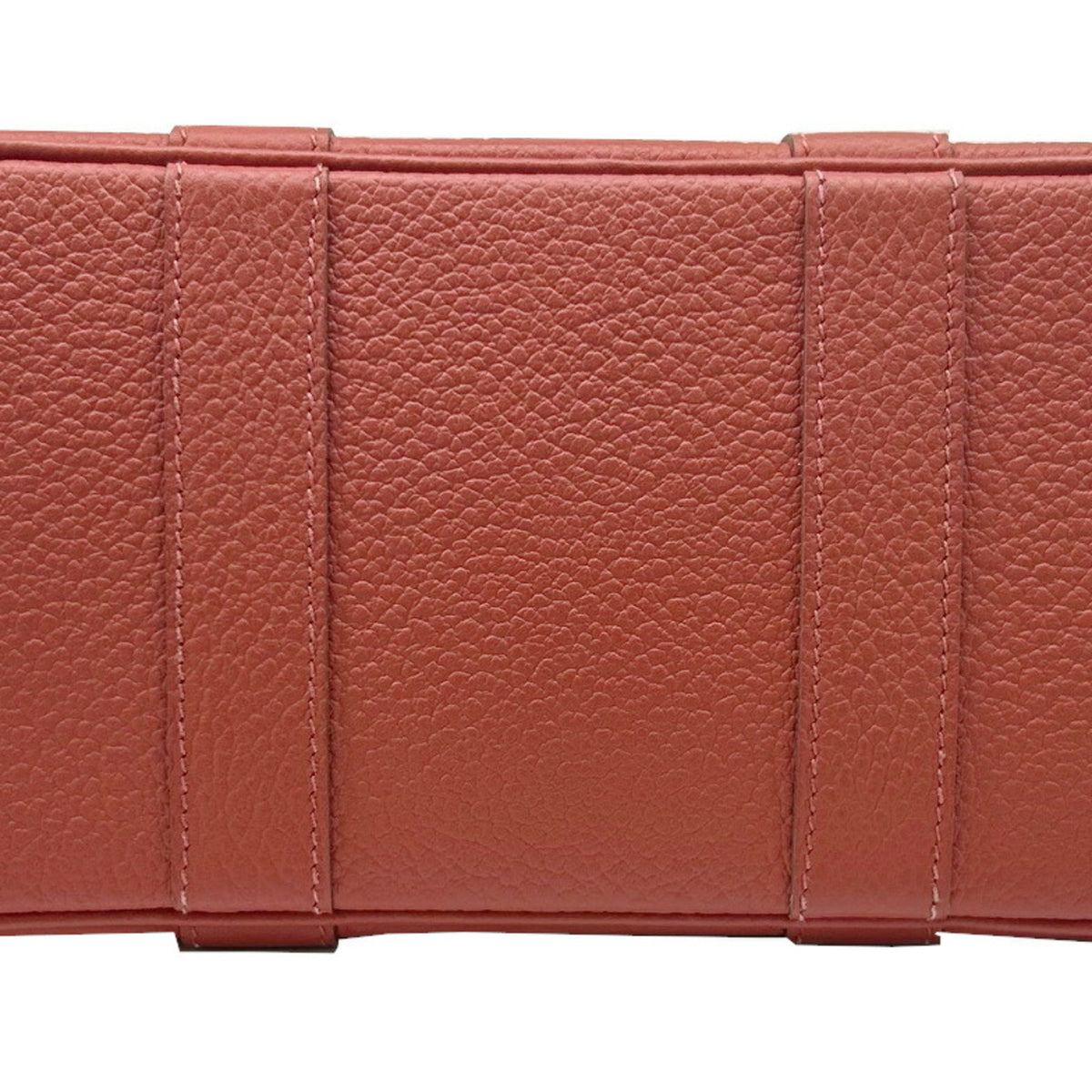 Hermes Red Color Toile H Tote Bag (Pre-Owned)
