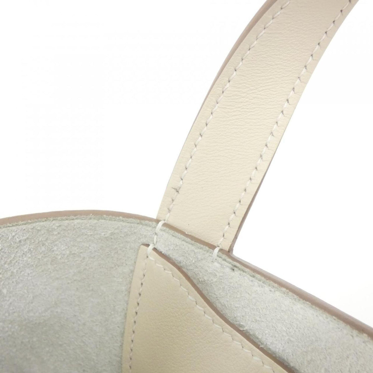 Hermes Beige Taurillon Clemence Leather Swift Leather Handbag (Pre-Owned)